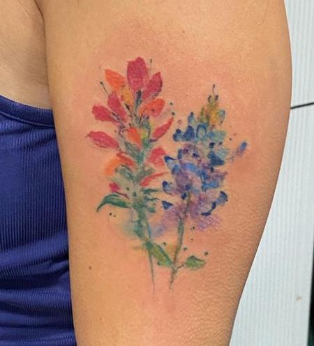Ron Goulet - watercolor flowers 